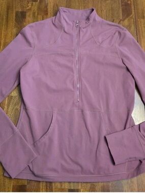 ZYIA Mauve Half-Zip Pullover Jacket